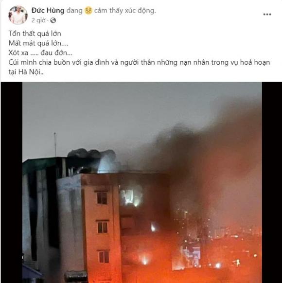 sao Việt, cháy chung cư mini ở Hà Nội, cháy chung cư mini