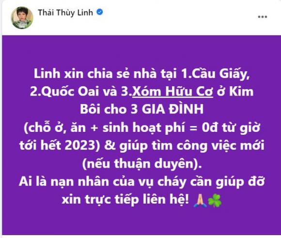 cháy chung cư mini ở Hà Nội, sao Việt, Tùng Dương, Trung Quân, MC Thảo Vân
