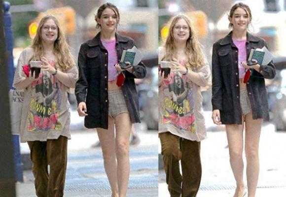 View - Con gái 17 tuổi của Tom Cruise xinh đẹp ra đường, mặc váy ngắn, khoe đôi chân dài, cư dân mạng: Đẹp hơn con gái Beckham