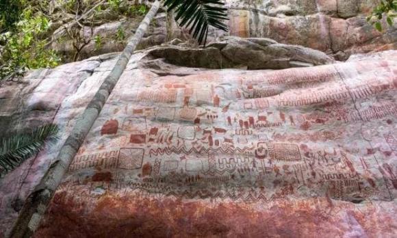 View - Bức tranh tường bí ẩn nguyên bản được phát hiện trong rừng rậm Amazon Có niên đại 10.000 năm trước, nền văn minh tiền sử có thực sự tồn tại? 