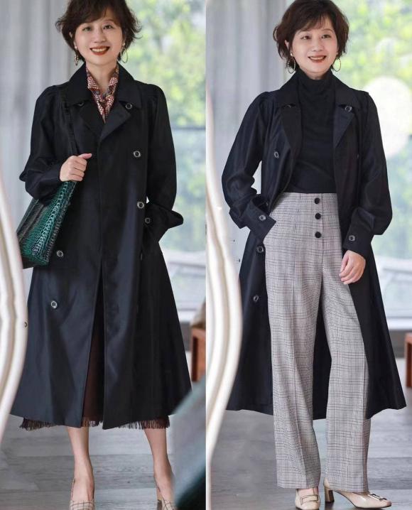 View - Phụ nữ trên 40 tuổi nhất định phải chuẩn bị những bộ quần áo màu đen này vào mùa thu, vừa đơn giản, thời trang vừa thanh lịch