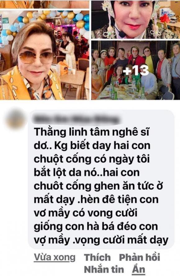 Vũ Linh, NS Linh Tâm, NS Linh Tý, sao Việt