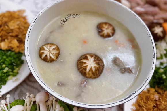 lẩu cháo,  lẩu cháo chim, món ngon 