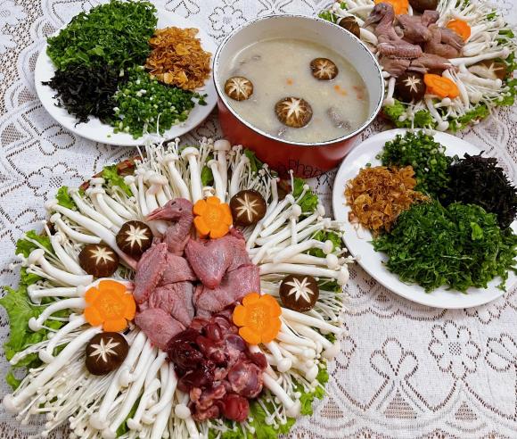  lẩu cháo,  lẩu cháo chim, món ngon 