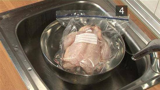 rã đông, rã đông thịt gà, kiến thức 