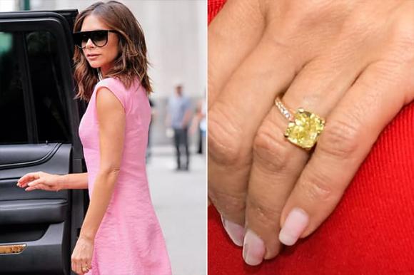 Victoria Beckham, David Beckham, sao Hollywood, 15 chiếc nhẫn đính hôn của Victoria