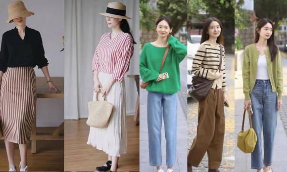 thời trang mùa thu, áo len, thời trang cho phụ nữ vai rộng, cổ ngắn
