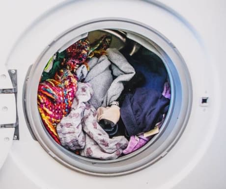 máy giặt, khối lượng trên máy giặt, giặt quần áo