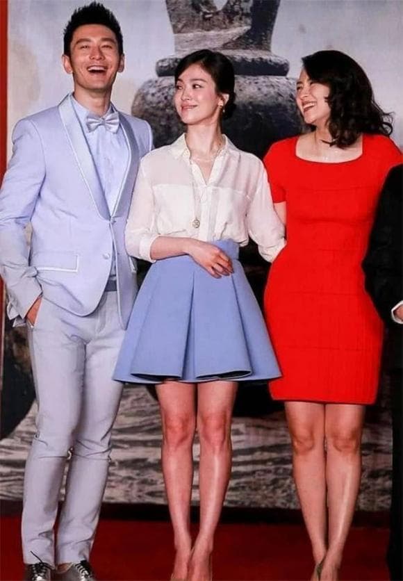 View - Bức ảnh Huỳnh Hiểu Minh, Chương Tử Di và Song Hye Kyo chung khung hình gây tranh cãi khi cả ba đều ly hôn, netizen: 'Gần mực thì đen'