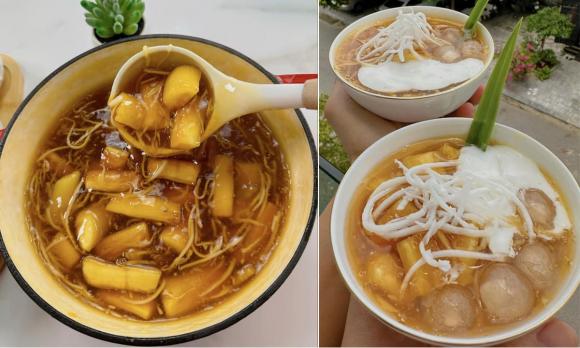 Quán chè sắn nổi tiếng, chè sắn hà nội, quán chè sắn cạnh hồ gươm