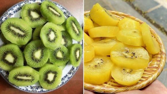 kiwi vàng, kiwi xanh, trái cây ngon