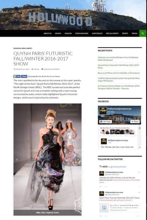 NTK Quỳnh Paris, Paris Fashion Week