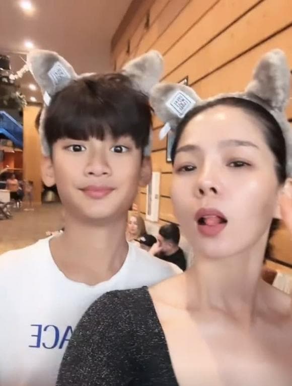 lệ quyên, sao việt, con trai lệ quyên 