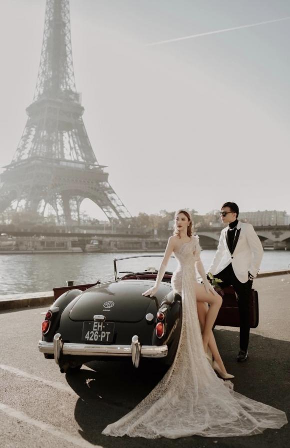View - Hạnh Sino tung bộ ảnh cưới ngọt ngào tại Pháp sau gần 1 năm cưới, vẫn giấu nhẹm thông tin về chồng