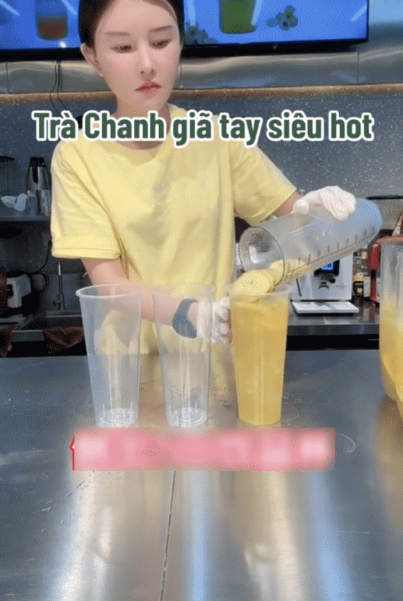 trà chanh, trà chanh giã tay, đồ uống mới, món ngon 