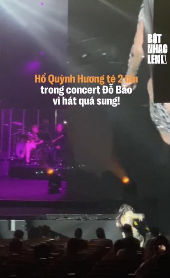 View - Diễn quá sung tại concert, Hồ Quỳnh Hương bất ngờ gặp sự cố té ngã 2 lần trên sân khấu khiến fan xót xa