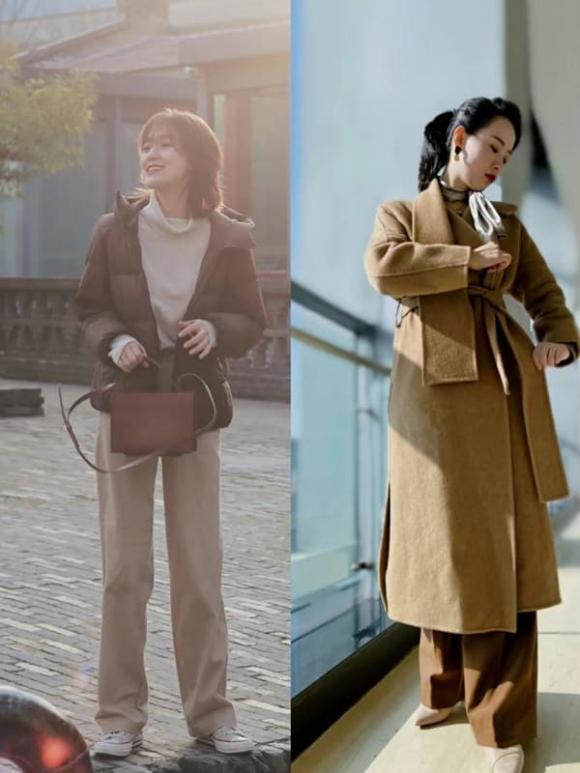 quần màu cà phê, thời trang mùa đông, xu hướng thời trang mùa đông