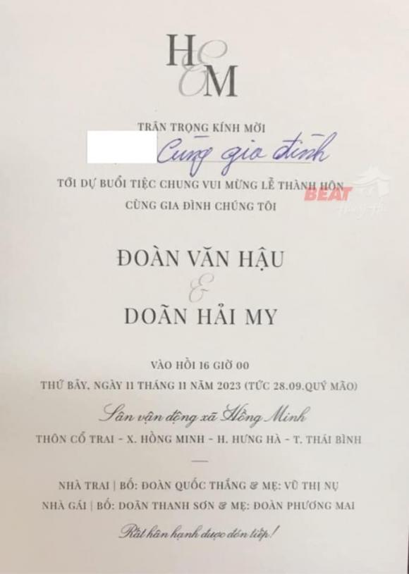 Đoàn văn hậu,doãn hải my,tiệc cưới đoàn văn hậu doãn hải my ở hà nội