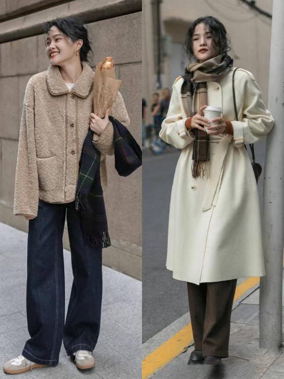 View - Cuối cùng tôi phát hiện ra rằng áo khoác vest, áo khoác len và quần ống rộng cạp cao phù hợp hơn cho trang phục mùa đông!