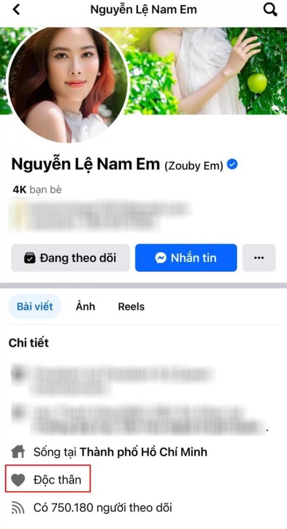 Nam Em, bạn trai Nam Em, sao Việt