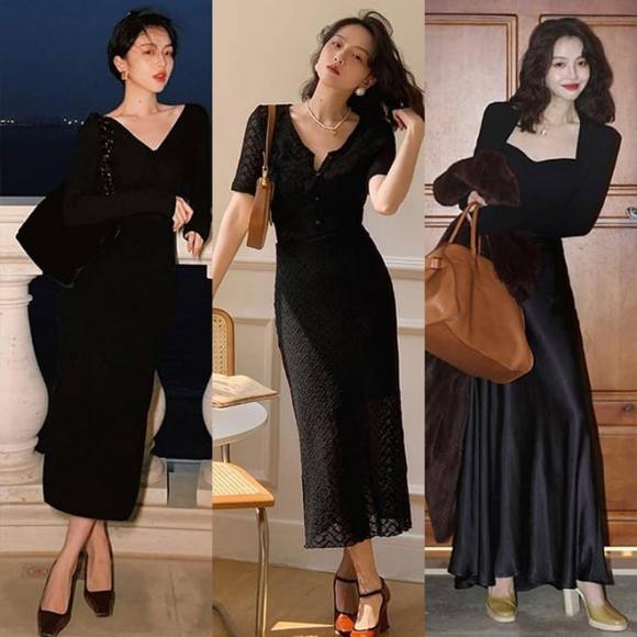 Áo thun + chân váy, thời trang thu đông, thời trang cho phụ nữ từ 30 đến 50 tuổi