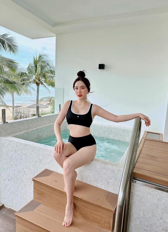 View - Bảo Thy khoe dáng với bikini, thừa nhận khuyết điểm này của cơ thể