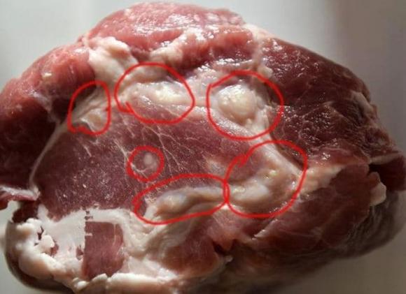 thịt lợn, bộ phận bẩn ở lợn, không ăn thịt lợn