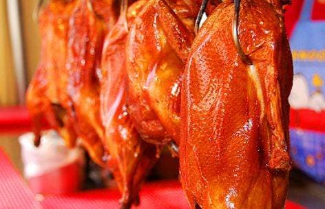 gà vịt quay, món ăn đường phố