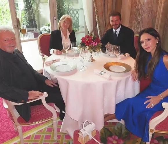 Victoria và David Beckham, sao âu mỹ, sao đón năm mới