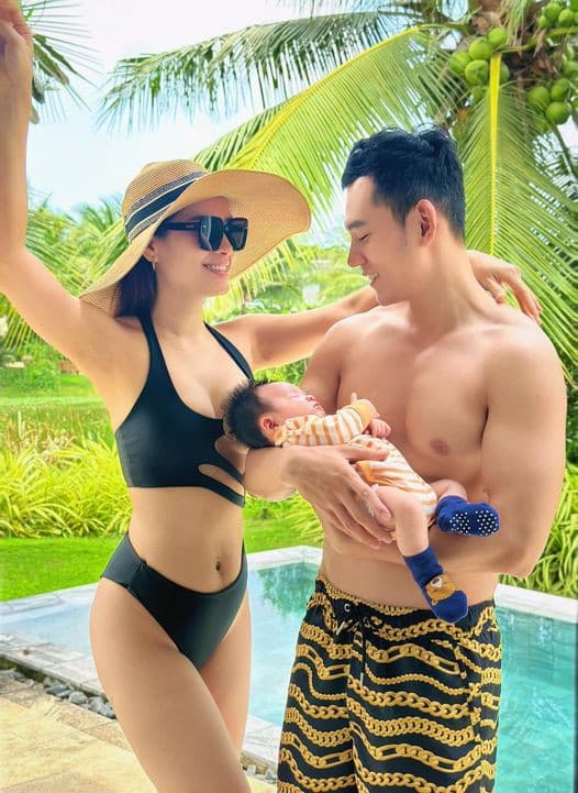 View - Phương Trinh Jolie diện bikini bé tẹo hậu sinh con, body 'mẹ bỉm' khiến dân tình trầm trồ không ngớt 