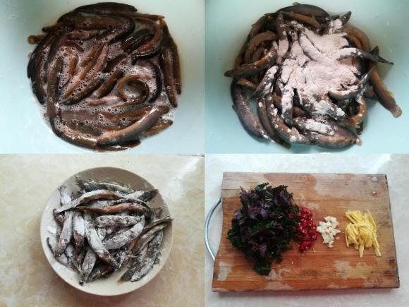 món ăn ngon, cá chạch, món ăn từ chạch, chạch chiên lá lốt, chạch nấu đậu phụ