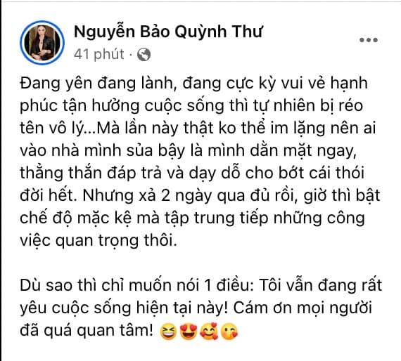 Quỳnh Thư, chồng cũ Diệp Lâm Anh, sao Việt