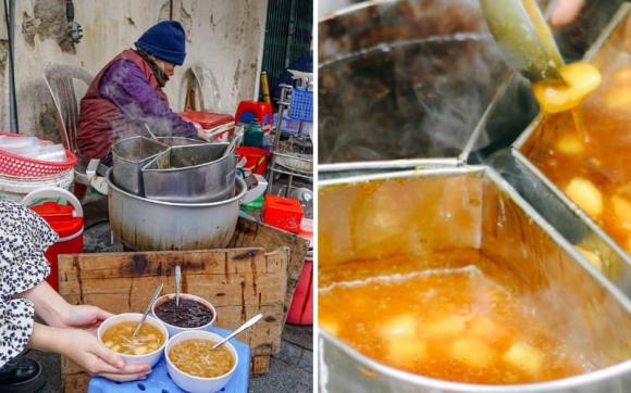Quán chè sắn nổi tiếng, chè sắn hà nội, quán chè sắn cạnh hồ gươm