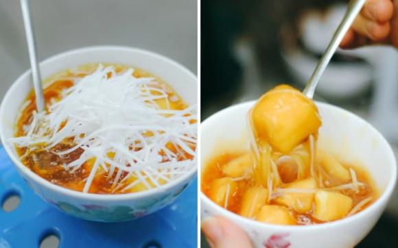 Quán chè sắn nổi tiếng, chè sắn hà nội, quán chè sắn cạnh hồ gươm
