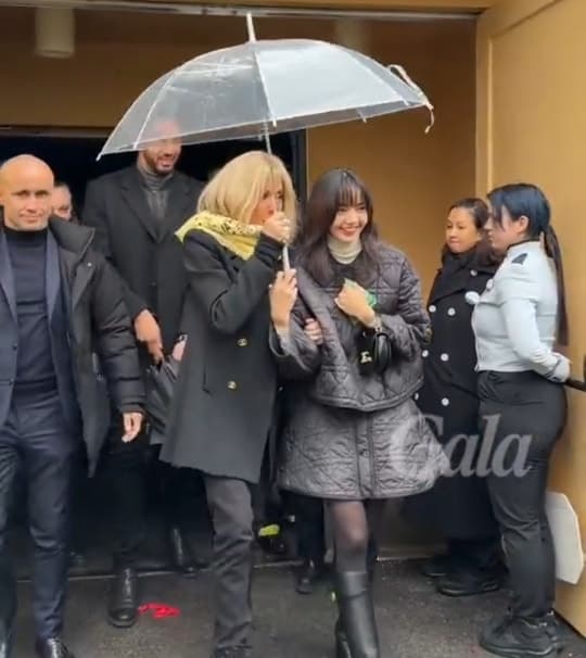 đệ nhất phu nhân Pháp, Brigitte Macron, Lisa, Blackpink