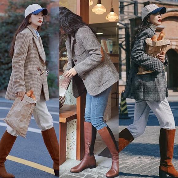 bốt cao đến bắp chân, thời trang mùa đông, xu hướng thời trang năm nay