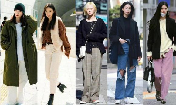 thời trang mùa đông, thời trang cho phụ nữ trên 50 tuổi, cách phối đồ