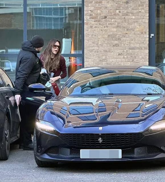 Victoria Beckham, Daivd Beckham, xe Ferrari, xe Rolls Royce, sao Hollywood