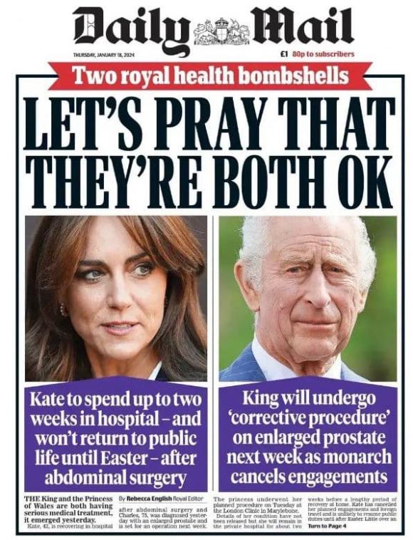 View - Lý do phẫu thuật của Công nương Kate 42 tuổi bị lộ, Hoàng tử William lần đầu xuất hiện khá căng thẳng sau lùm xùm!