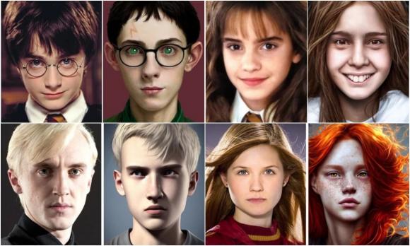  Harry Potter, Daniel Radcliffe, Rupert Grint và Emma Watson