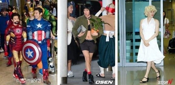View - Khoảnh khắc thời trang sân bay gây choáng và hài hước nhất của thần tượng Kpop