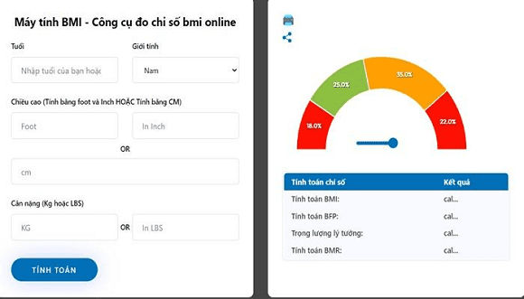 máy tính BMI, KOD Phú Thịnh