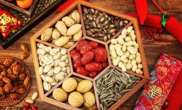 Giao thừa, giáp thìn 2024, đồ để trên bàn đêm giao thừa
