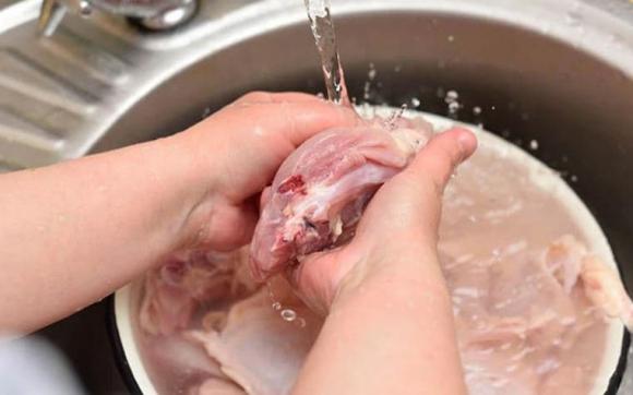 thịt gà, rửa thịt gà, kiến thức 