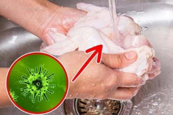 thịt gà, rửa thịt gà, kiến thức 