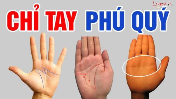 Tướng số, tướng bàn tay phú quý, tướng tay