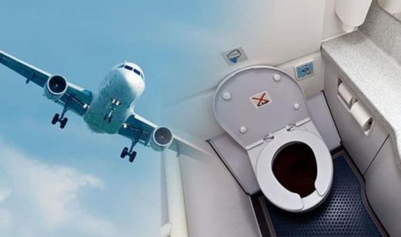 Tiếp viên hàng không, mẹo đi máy bay, sử dụng toilet trên máy bay