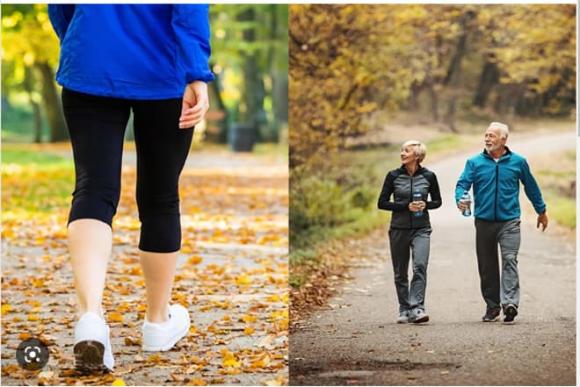 Đi bộ, sống lâu, chăm sóc sức khỏe