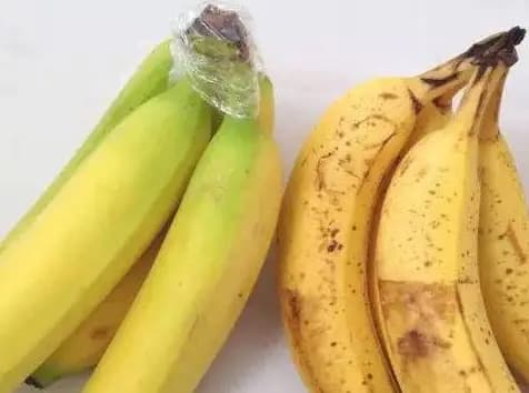 chuối, chuối để tủ lạnh, chuối đen