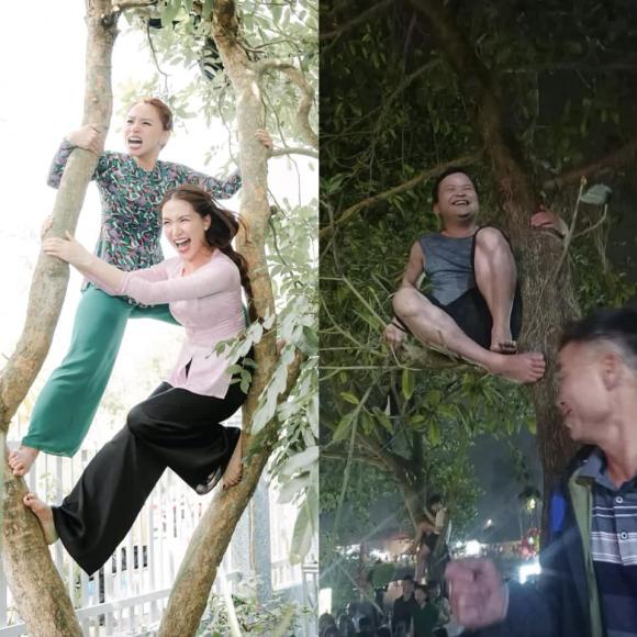 View - Sao Việt 19/3: Cậu ruột Hòa Minzy trèo lên cây để nghe cháu hát; Ngọc Trinh khoe lưng trần gợi cảm khi dự tiệc 